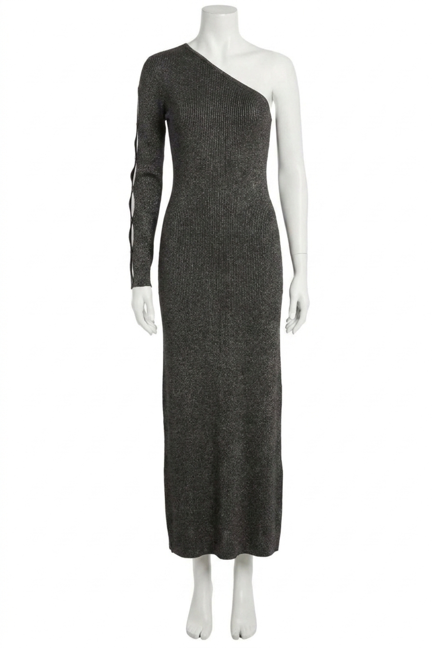 NEW FRNCH high winter knitted dress in black